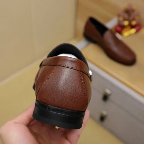 Cheap Salvatore Ferragamo Leather Shoes For Men #1408689 Replica Wholesale [$88.00 USD] [ITEM#1408689] on Replica Salvatore Ferragamo Leather Shoes