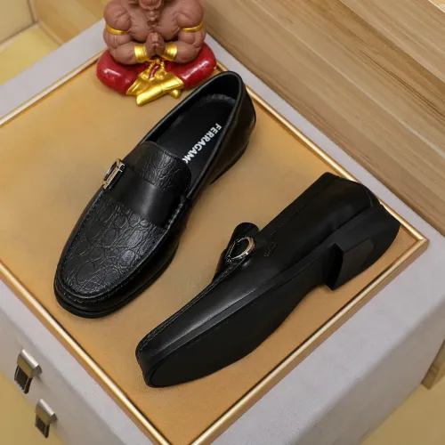 Cheap Salvatore Ferragamo Leather Shoes For Men #1408690 Replica Wholesale [$88.00 USD] [ITEM#1408690] on Replica Salvatore Ferragamo Leather Shoes