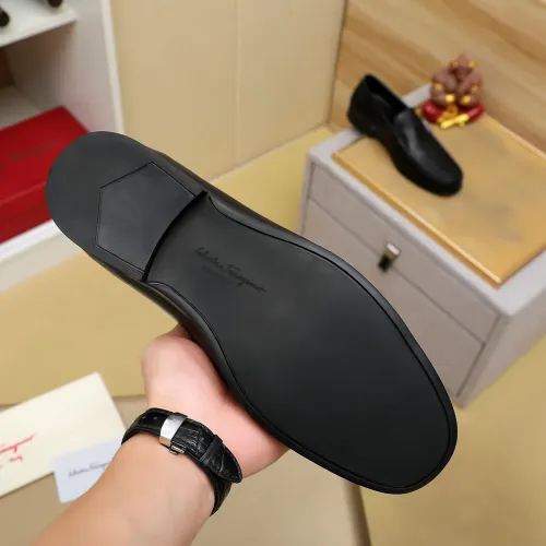 Cheap Salvatore Ferragamo Leather Shoes For Men #1408690 Replica Wholesale [$88.00 USD] [ITEM#1408690] on Replica Salvatore Ferragamo Leather Shoes