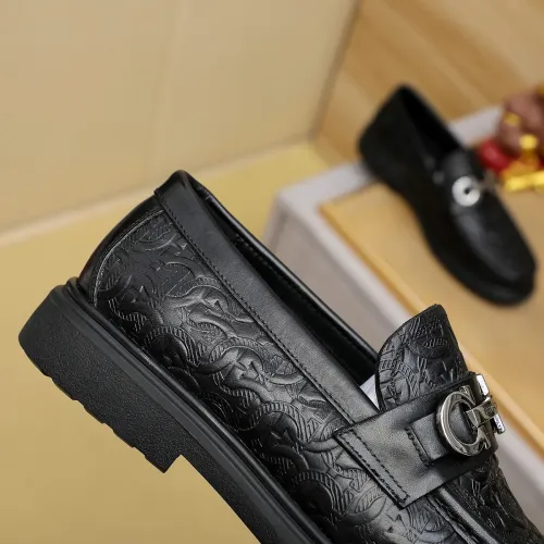 Cheap Salvatore Ferragamo Leather Shoes For Men #1408691 Replica Wholesale [$88.00 USD] [ITEM#1408691] on Replica Salvatore Ferragamo Leather Shoes