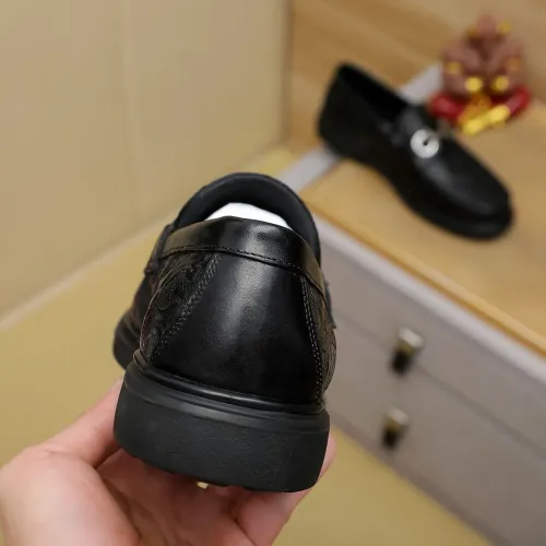 Cheap Salvatore Ferragamo Leather Shoes For Men #1408691 Replica Wholesale [$88.00 USD] [ITEM#1408691] on Replica Salvatore Ferragamo Leather Shoes