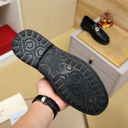 Cheap Salvatore Ferragamo Leather Shoes For Men #1408691 Replica Wholesale [$88.00 USD] [ITEM#1408691] on Replica Salvatore Ferragamo Leather Shoes