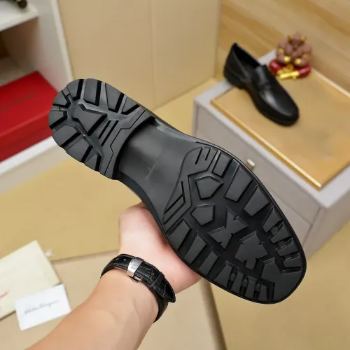 Cheap Salvatore Ferragamo Leather Shoes For Men #1408693 Replica Wholesale [$85.00 USD] [ITEM#1408693] on Replica Salvatore Ferragamo Leather Shoes
