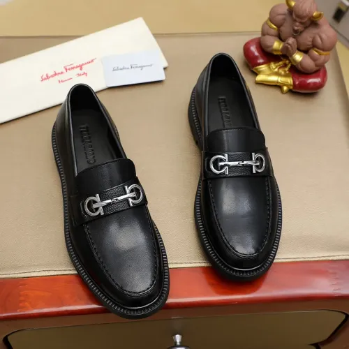 Salvatore Ferragamo Leather Shoes For Men #1408694