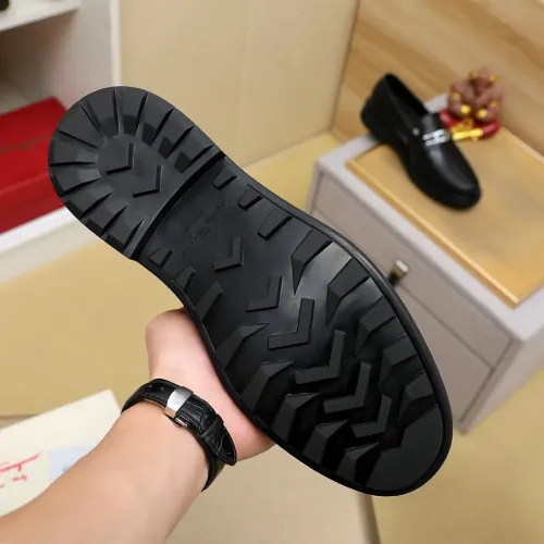 Cheap Salvatore Ferragamo Leather Shoes For Men #1408695 Replica Wholesale [$88.00 USD] [ITEM#1408695] on Replica Salvatore Ferragamo Leather Shoes