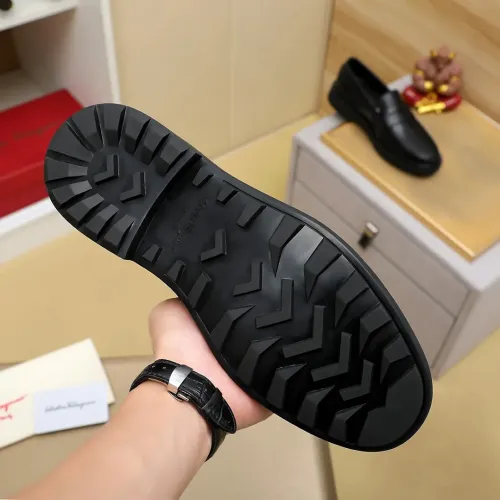 Cheap Salvatore Ferragamo Leather Shoes For Men #1408696 Replica Wholesale [$88.00 USD] [ITEM#1408696] on Replica Salvatore Ferragamo Leather Shoes