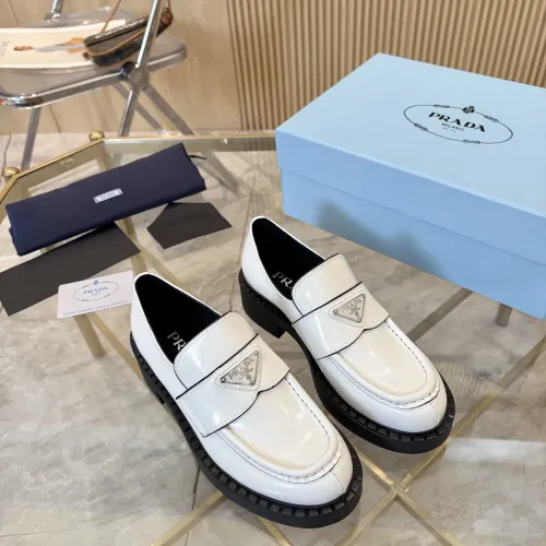 Cheap Prada Leather Shoes For Men #1408698 Replica Wholesale [$105.00 USD] [ITEM#1408698] on Replica Prada Leather Shoes