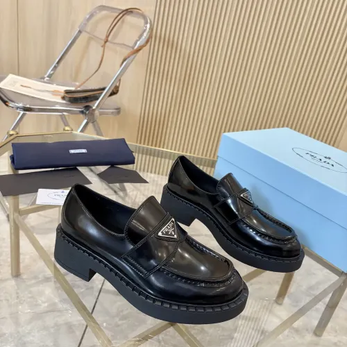 Cheap Prada Leather Shoes For Men #1408702 Replica Wholesale [$105.00 USD] [ITEM#1408702] on Replica Prada Leather Shoes