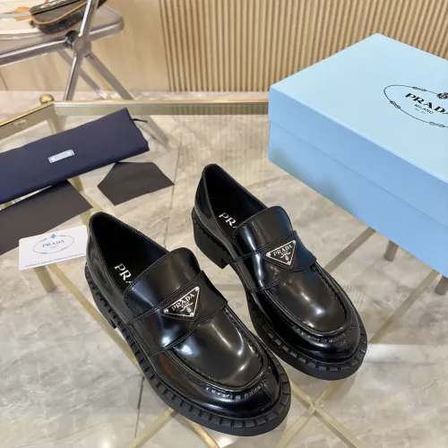 Cheap Prada Leather Shoes For Women #1408703 Replica Wholesale [$100.00 USD] [ITEM#1408703] on Replica Prada Leather Shoes