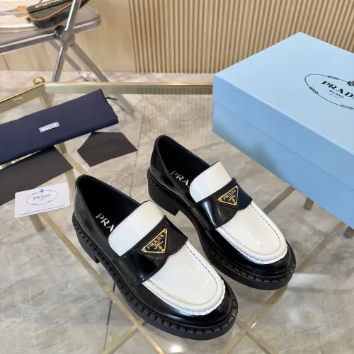 Cheap Prada Leather Shoes For Men #1408706 Replica Wholesale [$105.00 USD] [ITEM#1408706] on Replica Prada Leather Shoes