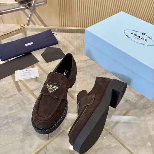 Cheap Prada Leather Shoes For Women #1408709 Replica Wholesale [$100.00 USD] [ITEM#1408709] on Replica Prada Leather Shoes