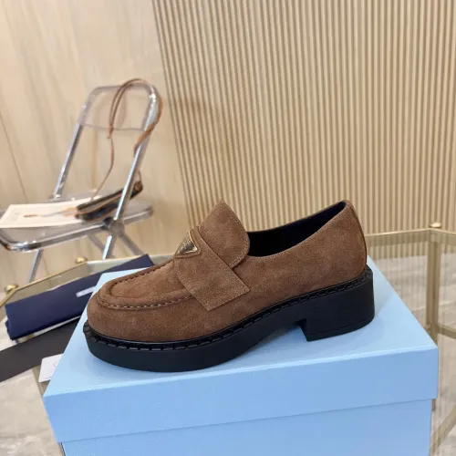 Cheap Prada Leather Shoes For Men #1408710 Replica Wholesale [$105.00 USD] [ITEM#1408710] on Replica Prada Leather Shoes