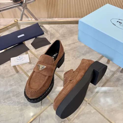 Cheap Prada Leather Shoes For Women #1408711 Replica Wholesale [$100.00 USD] [ITEM#1408711] on Replica Prada Leather Shoes