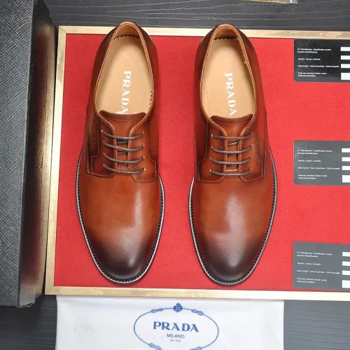 Cheap Prada Leather Shoes For Men #1408716 Replica Wholesale [$98.00 USD] [ITEM#1408716] on Replica Prada Leather Shoes