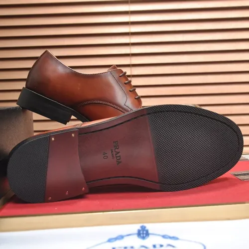 Cheap Prada Leather Shoes For Men #1408716 Replica Wholesale [$98.00 USD] [ITEM#1408716] on Replica Prada Leather Shoes