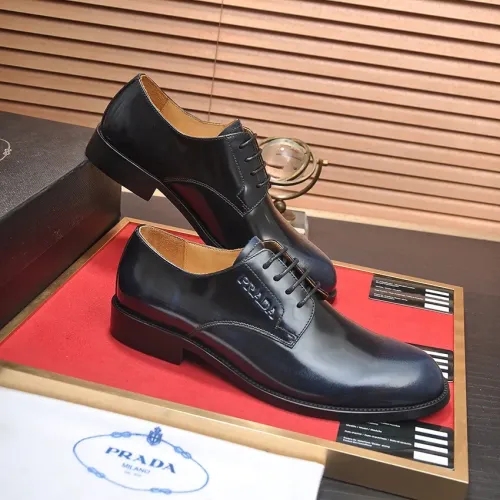 Cheap Prada Leather Shoes For Men #1408718 Replica Wholesale [$98.00 USD] [ITEM#1408718] on Replica Prada Leather Shoes