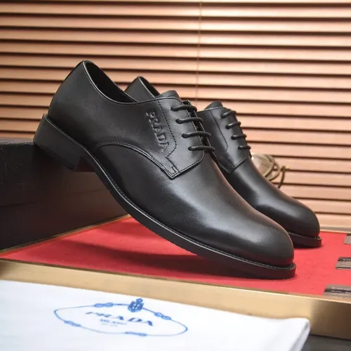 Cheap Prada Leather Shoes For Men #1408720 Replica Wholesale [$98.00 USD] [ITEM#1408720] on Replica Prada Leather Shoes