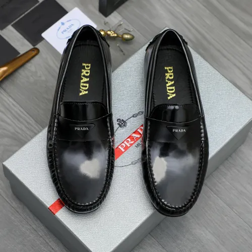Cheap Prada Leather Shoes For Men #1408721 Replica Wholesale [$82.00 USD] [ITEM#1408721] on Replica Prada Leather Shoes