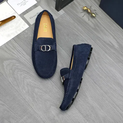 Cheap Christian Dior Leather Shoes For Men #1408724 Replica Wholesale [$82.00 USD] [ITEM#1408724] on Replica Christian Dior Leather Shoes