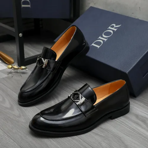 Cheap Christian Dior Leather Shoes For Men #1408733 Replica Wholesale [$92.00 USD] [ITEM#1408733] on Replica Christian Dior Leather Shoes
