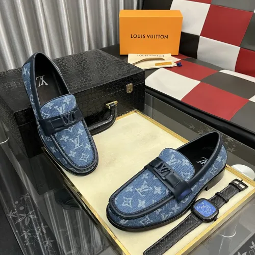 Cheap Louis Vuitton LV Oxfords Shoes For Men #1408752 Replica Wholesale [$98.00 USD] [ITEM#1408752] on Replica Louis Vuitton LV Oxfords Shoes