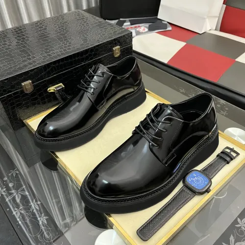 Cheap Prada Leather Shoes For Men #1408755 Replica Wholesale [$115.00 USD] [ITEM#1408755] on Replica Prada Leather Shoes