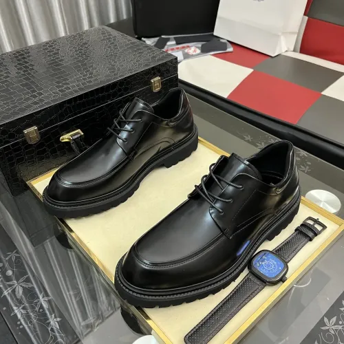 Cheap Prada Leather Shoes For Men #1408761 Replica Wholesale [$115.00 USD] [ITEM#1408761] on Replica Prada Leather Shoes