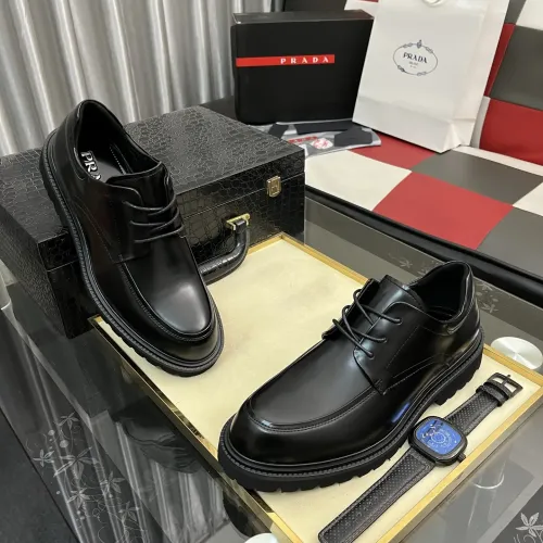 Cheap Prada Leather Shoes For Men #1408761 Replica Wholesale [$115.00 USD] [ITEM#1408761] on Replica Prada Leather Shoes