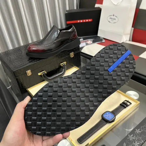 Cheap Prada Leather Shoes For Men #1408766 Replica Wholesale [$115.00 USD] [ITEM#1408766] on Replica Prada Leather Shoes
