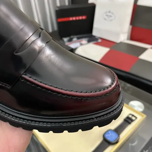 Cheap Prada Leather Shoes For Men #1408769 Replica Wholesale [$115.00 USD] [ITEM#1408769] on Replica Prada Leather Shoes
