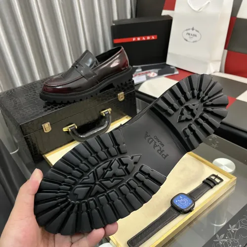 Cheap Prada Leather Shoes For Men #1408769 Replica Wholesale [$115.00 USD] [ITEM#1408769] on Replica Prada Leather Shoes