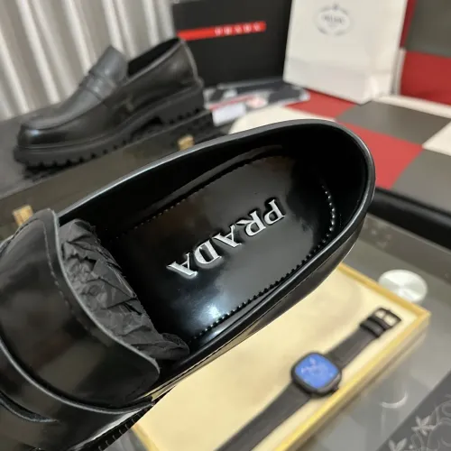 Cheap Prada Leather Shoes For Men #1408770 Replica Wholesale [$115.00 USD] [ITEM#1408770] on Replica Prada Leather Shoes