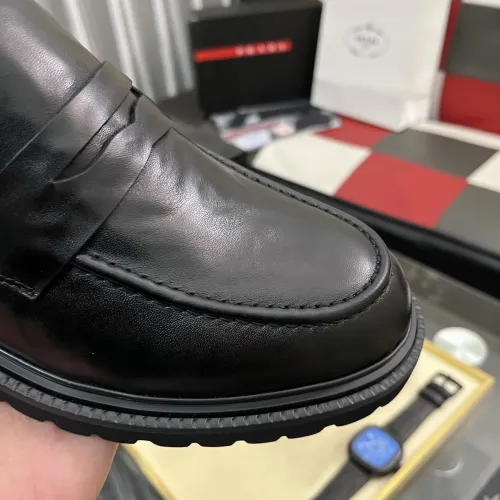Cheap Prada Leather Shoes For Men #1408771 Replica Wholesale [$115.00 USD] [ITEM#1408771] on Replica Prada Leather Shoes