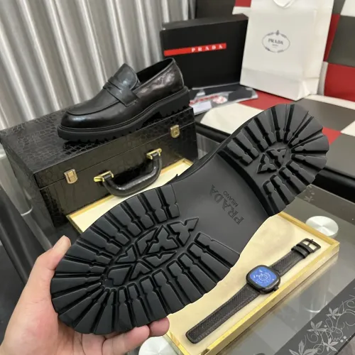 Cheap Prada Leather Shoes For Men #1408771 Replica Wholesale [$115.00 USD] [ITEM#1408771] on Replica Prada Leather Shoes