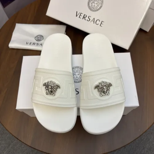 Cheap Versace Slippers For Men #1408791 Replica Wholesale [$48.00 USD] [ITEM#1408791] on Replica Versace Slippers