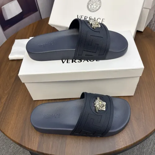 Cheap Versace Slippers For Men #1408793 Replica Wholesale [$48.00 USD] [ITEM#1408793] on Replica Versace Slippers