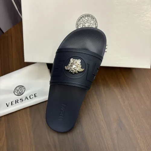 Cheap Versace Slippers For Men #1408793 Replica Wholesale [$48.00 USD] [ITEM#1408793] on Replica Versace Slippers