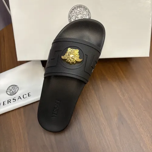 Cheap Versace Slippers For Men #1408794 Replica Wholesale [$48.00 USD] [ITEM#1408794] on Replica Versace Slippers