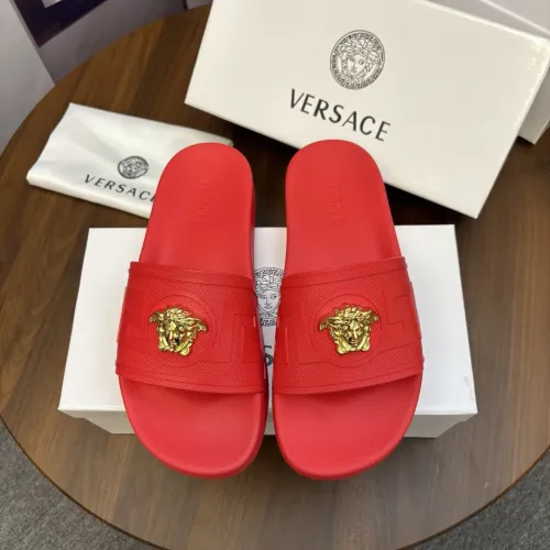 Cheap Versace Slippers For Men #1408799 Replica Wholesale [$48.00 USD] [ITEM#1408799] on Replica Versace Slippers