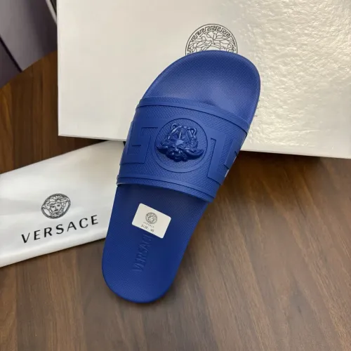 Cheap Versace Slippers For Men #1408809 Replica Wholesale [$48.00 USD] [ITEM#1408809] on Replica Versace Slippers