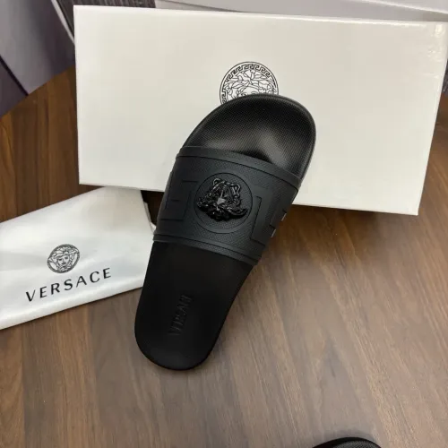 Cheap Versace Slippers For Men #1408810 Replica Wholesale [$48.00 USD] [ITEM#1408810] on Replica Versace Slippers