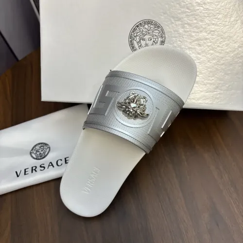 Cheap Versace Slippers For Men #1408813 Replica Wholesale [$48.00 USD] [ITEM#1408813] on Replica Versace Slippers