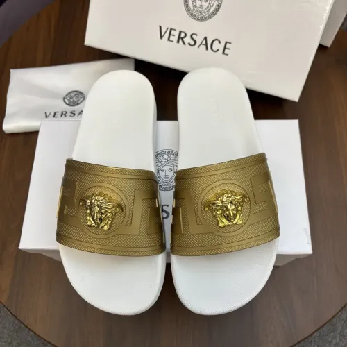 Cheap Versace Slippers For Men #1408814 Replica Wholesale [$48.00 USD] [ITEM#1408814] on Replica Versace Slippers