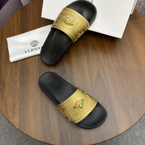 Cheap Versace Slippers For Men #1408817 Replica Wholesale [$48.00 USD] [ITEM#1408817] on Replica Versace Slippers