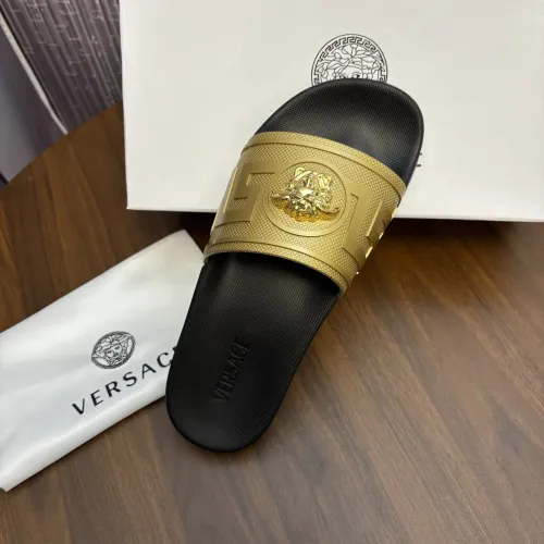 Cheap Versace Slippers For Men #1408817 Replica Wholesale [$48.00 USD] [ITEM#1408817] on Replica Versace Slippers