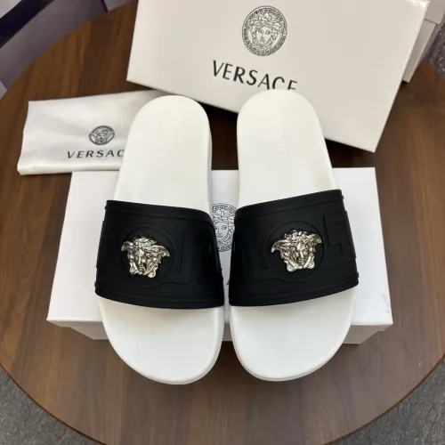 Cheap Versace Slippers For Men #1408821 Replica Wholesale [$48.00 USD] [ITEM#1408821] on Replica Versace Slippers