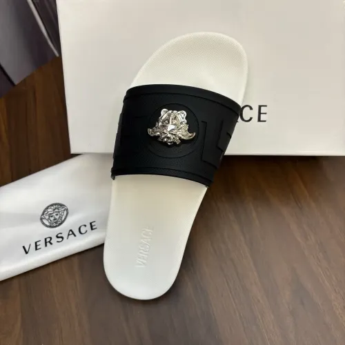 Cheap Versace Slippers For Men #1408821 Replica Wholesale [$48.00 USD] [ITEM#1408821] on Replica Versace Slippers