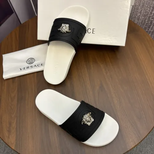 Cheap Versace Slippers For Men #1408821 Replica Wholesale [$48.00 USD] [ITEM#1408821] on Replica Versace Slippers