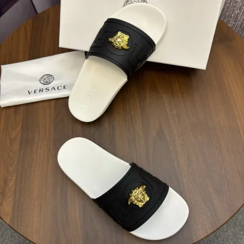 Cheap Versace Slippers For Men #1408822 Replica Wholesale [$48.00 USD] [ITEM#1408822] on Replica Versace Slippers