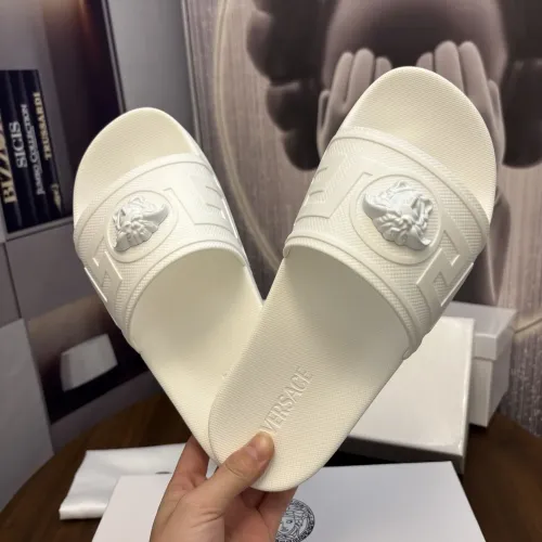 Cheap Versace Slippers For Men #1408825 Replica Wholesale [$48.00 USD] [ITEM#1408825] on Replica Versace Slippers